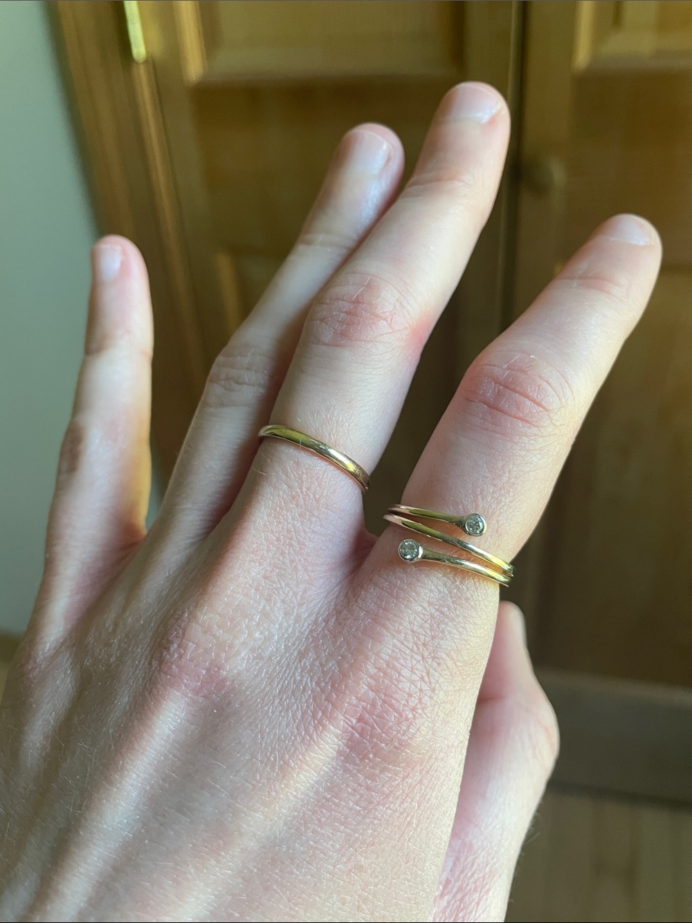 14K Gold and Diamond Ring